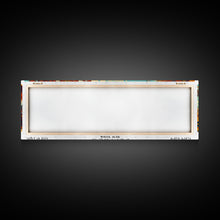 Carregar imagem no visualizador da galeria, Buffalo New York Panoramic Painting Framed Canvas Print, Mid Century Modern Art, Pop Art Style, Travel Poster, Living Room Decor