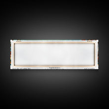 Load image into Gallery viewer, Anaheim California Panoramic Wall Art, Retro Pop Art Framed Canvas Print, Mid Century Modern Travel Poster, Living Room Decor, Wall Hanging