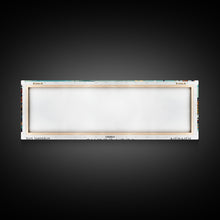 Load image into Gallery viewer, Cleveland Ohio Panoramic Wall Art, Mid Century Modern Framed Canvas Print, Retro Pop Art Travel Poster, Office Wall Art, Living Room Decor