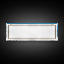 Load image into Gallery viewer, Allen Texas Panoramic Painting, Mid Century Modern Framed Canvas Print, Retro Pop Art Travel Poster, Living Room Wall Art Decor, City Art