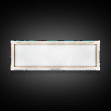 Load image into Gallery viewer, Anaheim California Panoramic Painting, Mid Century Modern Framed Canvas Print, Retro Pop Art Travel Poster, Office Wall Art, City Print