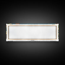 Load image into Gallery viewer, Beaumont Texas Panoramic Painting, Mid Century Modern Framed Canvas Print, Retro Pop Art Travel Poster, Living Room Wall Art, City Print