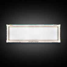 Cargar imagen en el visor de la galería, Concord North Carolina Panoramic Wall Art, Mid Century Modern Framed Canvas Print, Retro Pop Art Travel Poster, City Office Art, Home Decor