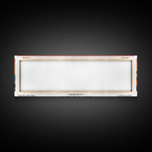 Load image into Gallery viewer, El Cajon California Panoramic Wall Art, Mid Century Modern Framed Canvas Print, Retro Pop Art Travel Poster, City Home Decor, Office Art