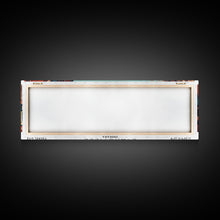 Carregar imagem no visualizador da galeria, Evansville Indiana Panoramic Painting, Mid Century Modern Framed Canvas Print, Retro Pop Art Travel Poster, Living Room Wall Art