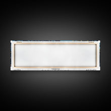 Load image into Gallery viewer, Gainesville Florida Panoramic Painting, Mid Century Modern Framed Canvas Print, Retro Pop Art Travel Poster, Home Wall Decor