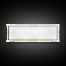 Carregar imagem no visualizador da galeria, Akron Ohio Panoramic Painting, Framed Canvas Print, Mid Century Modern Wall Art, Retro Pop Art Travel Poster, Living Room Decor, City Art