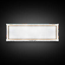 Carregar imagem no visualizador da galeria, Albuquerque New Mexico Panoramic Painting, Framed Canvas Print, Mid Century Modern Wall Art, Retro Pop Art Travel Poster, Office Decor, City Art