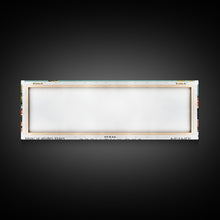 Carregar imagem no visualizador da galeria, Brownsville Texas Panoramic Painting, Framed Canvas Print, Mid Century Modern Wall Art, Retro Pop Art Travel Poster, Living Room Decor, City Art