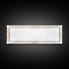 Cargar imagen en el visor de la galería, Chesapeake Virginia Panoramic Painting, Framed Canvas Print, Mid Century Modern Wall Art, Retro Pop Art Travel Poster, Living Room Decor, City Art