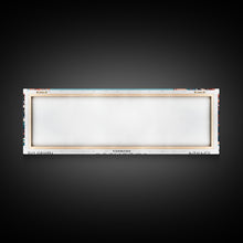 Load image into Gallery viewer, Columbus Georgia Panoramic Painting, Framed Canvas Print, Mid Century Modern Wall Art, Retro Pop Art Travel Poster, Home Decor, City Art