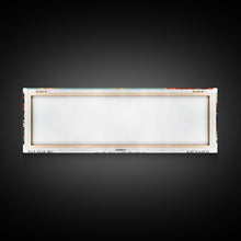 Load image into Gallery viewer, Columbus Ohio Panoramic Painting, Framed Canvas Print, Mid Century Modern Wall Art, Retro Pop Art Travel Poster, Living Room Decor, City Art