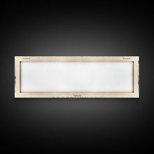 Carregar imagem no visualizador da galeria, Arkhangelsk Russia Panoramic Travel Poster, Framed Canvas Print or Metal Wall Art, Travel Art, Home Decor, Panoramic Painting, Midcentury Art