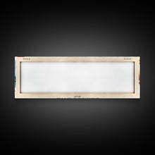 Load image into Gallery viewer, Barcelona Spain Travel Art, City Art, Framed Canvas Print or Metal Wall Art, Europe Travel Poster, Panoramic Wall Art, Extra Wide Wall Art