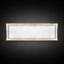 Load image into Gallery viewer, Amanka Lake Panoramic Framed Canvas Print, Lake House Art, Rustic Decor, Travel Poster, Scenic Artwork, Home Decoration