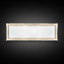 Load image into Gallery viewer, Amisk Lake Panoramic Framed Canvas Print, Lake House Art, Vintage Style, Travel Poster, Nature Scene, Scenic Artwork