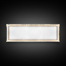 Carregar imagem no visualizador da galeria, Avalanche Lake Montana Panoramic Framed Canvas Print, Lake House Art, Boho Decor, Travel Poster, Nature Wall Art, Serene Scene