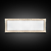 Load image into Gallery viewer, Banks Lake Washington Panoramic Framed Canvas Print, Lake House Decor, Rustic Art, Travel Poster, Scenic View, Home Decoration