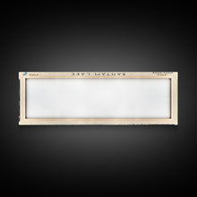 Load image into Gallery viewer, Bantam Lake Connecticut Lake House Art, Framed Canvas Print, Panoramic Travel Poster, Scenic View, Modern Decor, Water Reflection