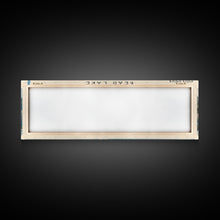 Load image into Gallery viewer, Bear Lake Panoramic Framed Canvas Print, Lake House Decor, Scenic View, Travel Poster, Minimalist Art, Home Decoration