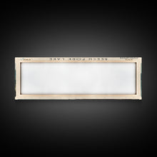 Load image into Gallery viewer, Beech Fork Lake West Virginia Framed Canvas Print, Panoramic Lake House Art, Scenic Painting, Travel Poster, Rustic Decor, Nature Scene