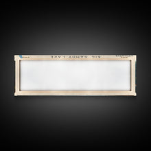 Load image into Gallery viewer, Big Sandy Lake Framed Canvas Print, Lake House Art, Panoramic Travel Poster, Scenic View, Modern Decor, Lake Painting