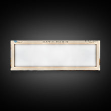 Load image into Gallery viewer, Birch Lake Framed Canvas Print, Panoramic Lake House Decor, Scenic View, Travel Poster, Rustic Art, Lake Painting