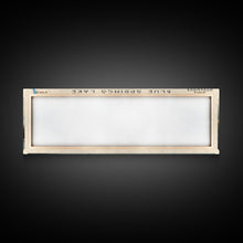 Carregar imagem no visualizador da galeria, Blue Springs Lake Missouri Framed Canvas Print, Lake House Art, Panoramic Scenic View, Travel Poster, Minimalist Art, Lake Painting