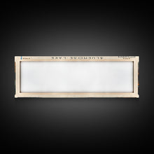 Carregar imagem no visualizador da galeria, Bluenose Lake Framed Canvas Print, Panoramic Lake House Decor, Scenic View, Travel Poster, Rustic Art, Lake Painting