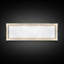 Load image into Gallery viewer, Boysen Reservoir Wyoming Framed Canvas Print, Lake House Art, Panoramic Wall Art, Travel Poster, Minimalist Lake Painting, Home Decor