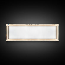 Carregar imagem no visualizador da galeria, Burt Lake Michigan Framed Canvas Print, Panoramic Lake House Decor, Wall Art, Travel Poster, Rustic Lake Painting, Nature Art