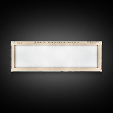 Carregar imagem no visualizador da galeria, Canandaigua Lake New York Framed Canvas Print, Lake House Art, Panoramic Wall Art, Travel Poster, Modern Lake Painting, Nature Art