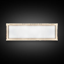 Load image into Gallery viewer, DeQueen Lake Arkansas Framed Canvas Print, Lake House Art, Panoramic Wall Art, Travel Poster, Rustic Lake Painting, Home Decor