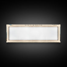 Load image into Gallery viewer, Devils Lake North Dakota Framed Canvas Print, Lake House Art, Panoramic Travel Poster, Wall Art, Modern Lake Painting, Home Decor