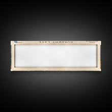 Load image into Gallery viewer, Dubawnt Lake Panoramic Framed Canvas Print, Lake House Decor, Wall Art, Travel Poster, Modern Lake Painting, Nature Art