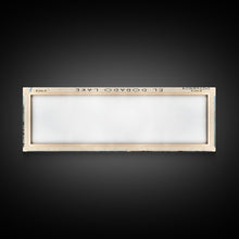 Load image into Gallery viewer, El Dorado Lake Kansas Framed Canvas Print, Lake House Decor, Panoramic Wall Art, Travel Poster, Rustic Lake Painting, Nature Art