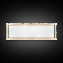 Load image into Gallery viewer, Emaiksoun Lake Framed Canvas Print, Lake House Art, Panoramic Wall Art, Travel Poster, Modern Lake Painting, Home Decor