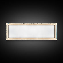 Carregar imagem no visualizador da galeria, Flathead Lake Montana Framed Canvas Print, Lake House Art, Panoramic Wall Art, Travel Poster, Captivating Lake Painting, Home Decor