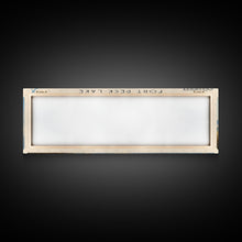 Carregar imagem no visualizador da galeria, Fort Peck Lake Montana Framed Canvas Print, Lake House Art, Panoramic Wall Art, Travel Poster, Serene Lake Painting, Home Decor