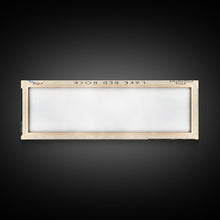 Load image into Gallery viewer, Lake Red Rock Iowa Framed Canvas Print, Lake House Decor, Panoramic Wall Art, Travel Poster, Beautiful Landscape Painting, Modern Art