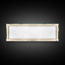 Load image into Gallery viewer, Alligator Lake Florida Framed Canvas Print, Panoramic Travel Poster, Pop Art, Midcentury Modern Wall Art, Scenic Bedroom Decor