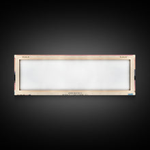 Load image into Gallery viewer, American Lake Colorado Framed Canvas Print, Panoramic Travel Poster, Pop Art, Midcentury Modern Wall Art, Scenic Bedroom Art