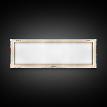 Load image into Gallery viewer, Amistad Reservoir Texas Framed Canvas Print, Panoramic Travel Poster, Midcentury Modern Wall Art, Pop Art, Nature Bedroom Decor