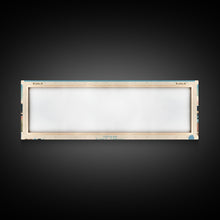 Load image into Gallery viewer, Angel Lake Nevada Framed Canvas Print, Panoramic Wall Art, Midcentury Modern, Pop Art, Travel Poster, Scenic Lake House Art