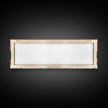 Load image into Gallery viewer, Angostura Reservoir South Dakota Framed Canvas Print, Panoramic Travel Poster, Midcentury Modern Wall Art, Pop Art, Lake House Decor