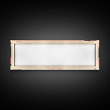 Carregar imagem no visualizador da galeria, Badin Lake North Carolina Framed Canvas Print, Panoramic Wall Art, Midcentury Modern, Pop Art, Travel Poster, Scenic Bedroom Art