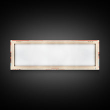 Load image into Gallery viewer, Bartlett Lake Arizona Framed Canvas Print, Panoramic Wall Art, Midcentury Modern, Pop Art, Travel Poster, Scenic Bedroom Art