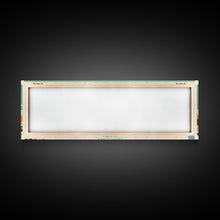 Load image into Gallery viewer, Bear Lake North Slope Alaska Framed Canvas Print, Panoramic Travel Poster, Midcentury Modern Wall Art, Pop Art, Lake House Decor, Nature Art