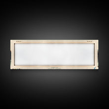 Load image into Gallery viewer, Bear Lake Southwest Alaska Framed Canvas Print, Panoramic Wall Art, Midcentury Modern, Pop Art, Travel Poster, Scenic Bedroom Art, Living Room Decor