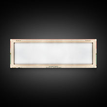 Load image into Gallery viewer, Beaver Lake Arkansas Framed Canvas Print, Panoramic Wall Art, Midcentury Modern, Pop Art, Travel Poster, Scenic Lake House Art, Bedroom Decor